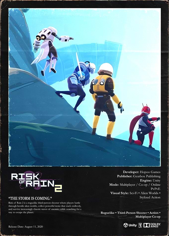 Risk of Rain 2 Game Poster