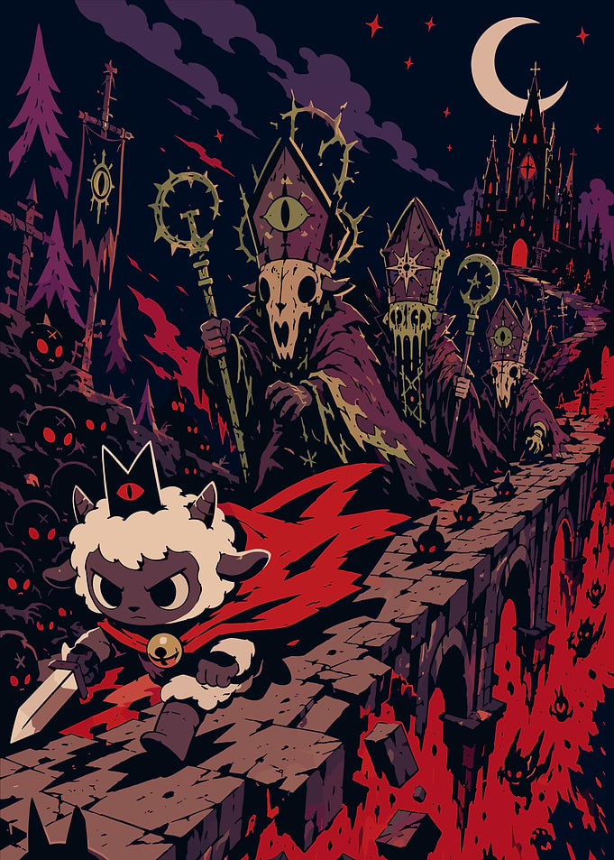 Cult of the Lamb Pixel Art