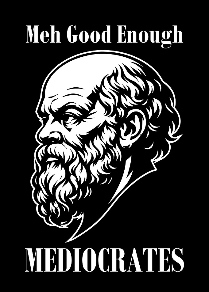 Meh Good Enough Mediocrates Sarcasm