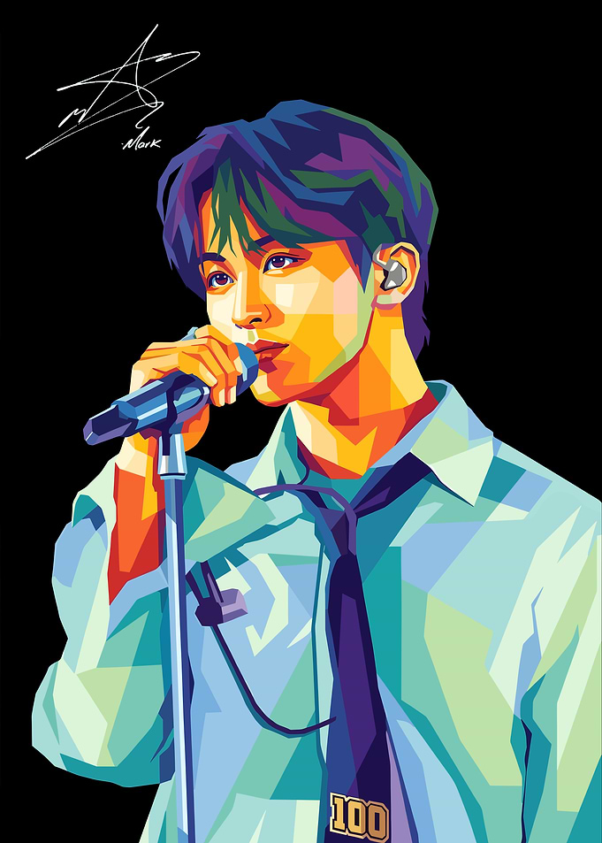 Mark Lee Pop Art Portrait