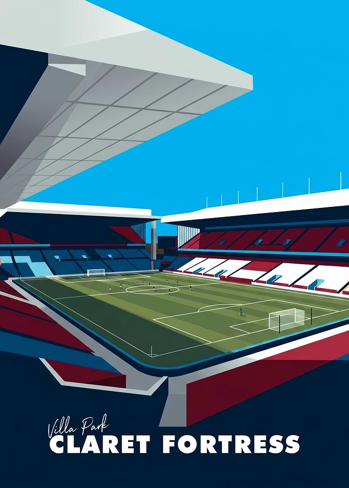 Villa Park Claret Fortress Football Stadium