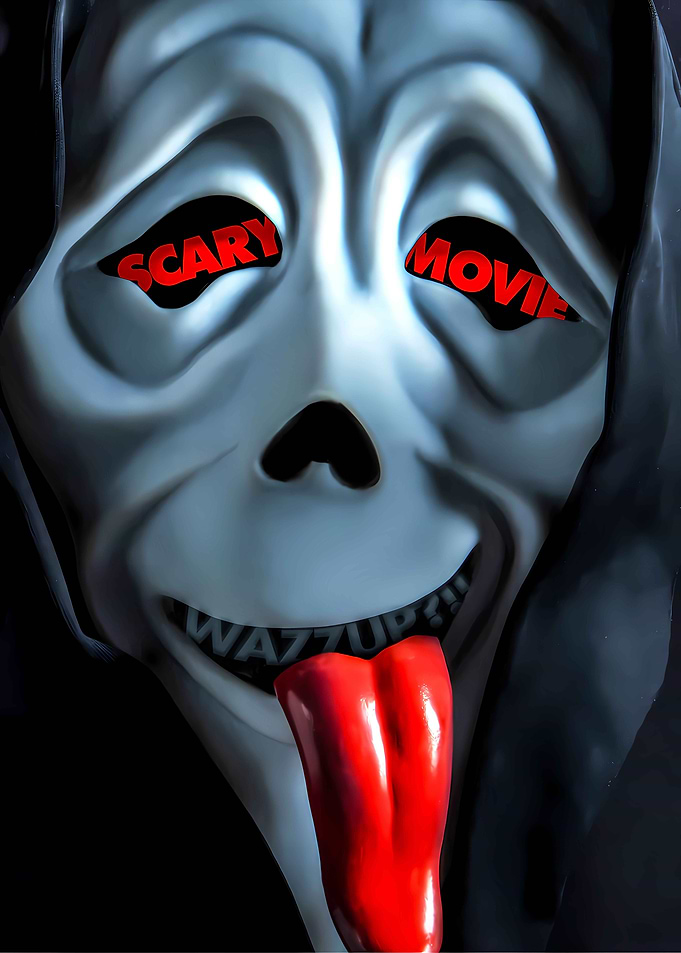 Scary Movie Ghostface Wazzup