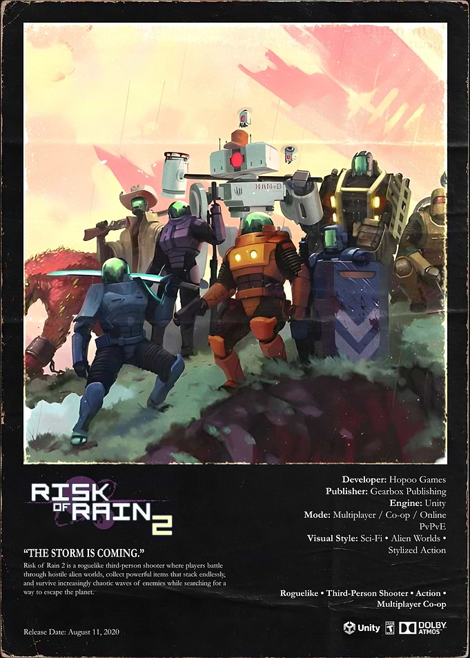 Risk of Rain 2 Game Poster