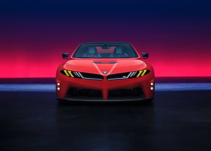 Red BMW Concept Car
