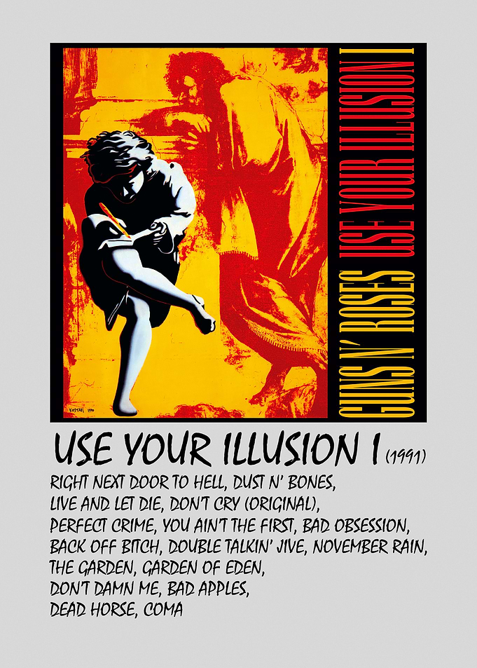 Guns N' Roses Use Your Illusion I Art