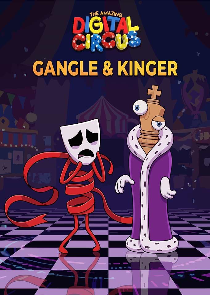 Gangle and Kinger from The Amazing Digital Circus