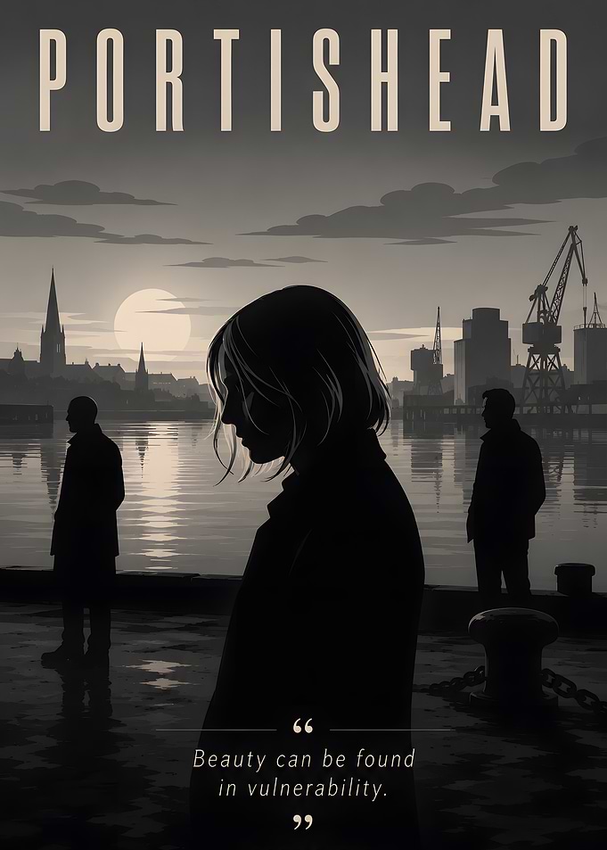 Portishead Silhouette Poster