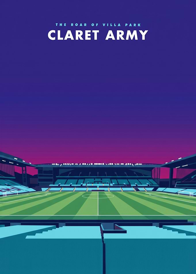 Claret Army Villa Park Stadium