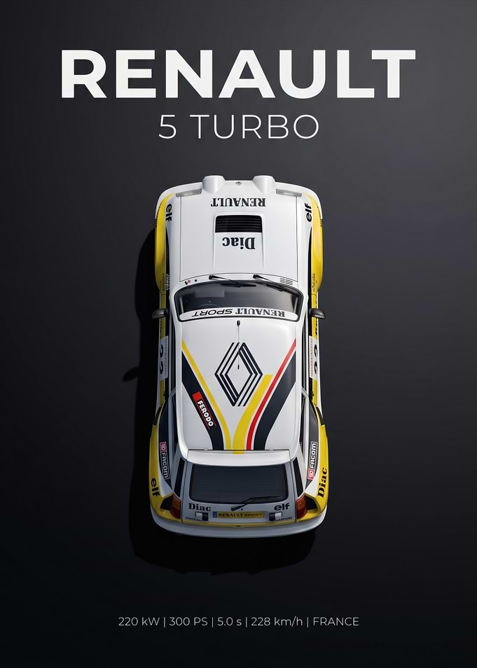 Renault 5 Turbo Rally Car