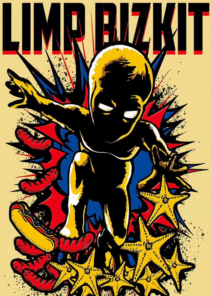Limp Bizkit Baby with Hot Dogs and Starfish