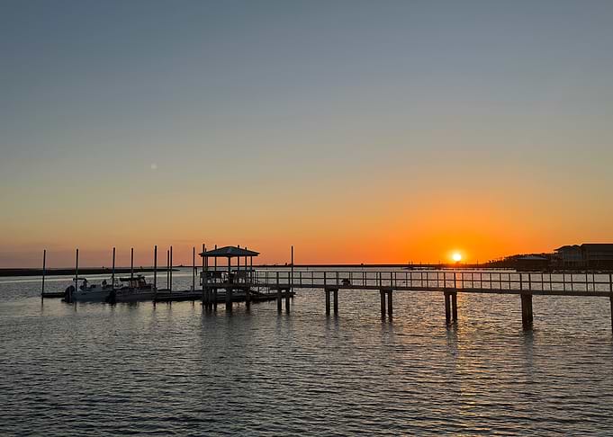 Sunset over Steinhatchee