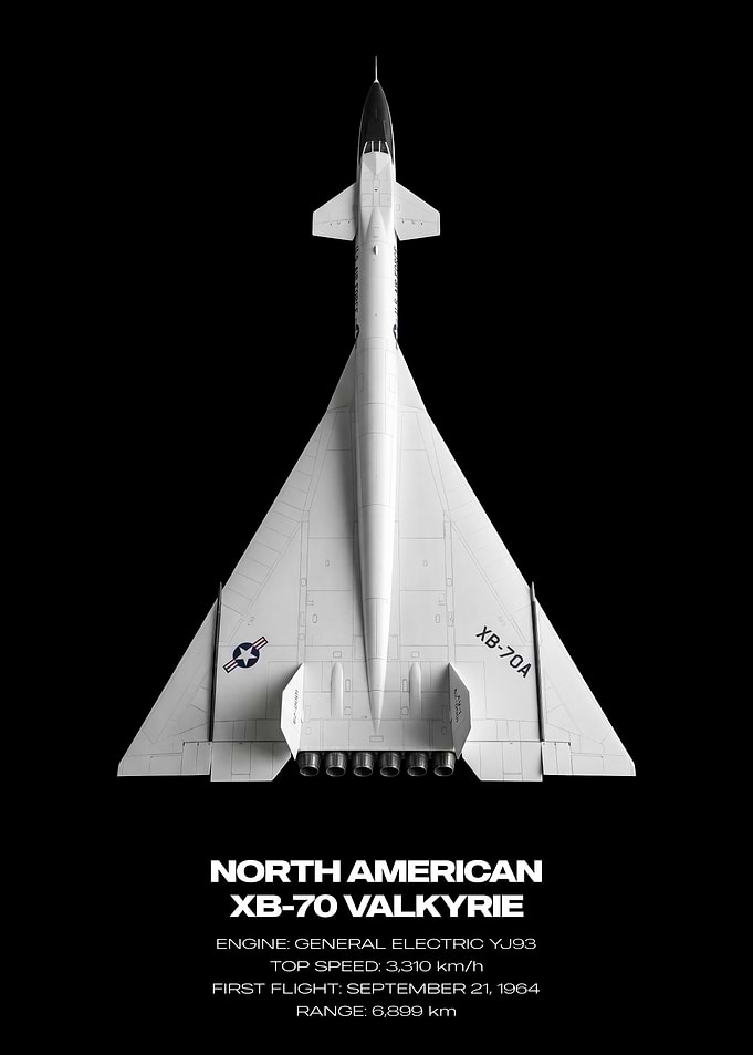 North American XB-70 Valkyrie Poster