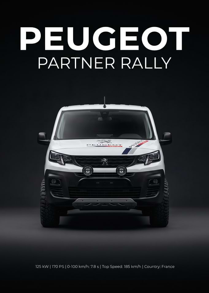 Peugeot Partner Rally Car