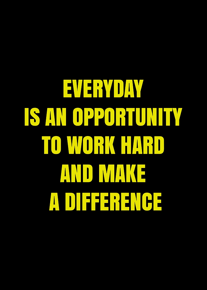 Inspirational Quote on Black Background