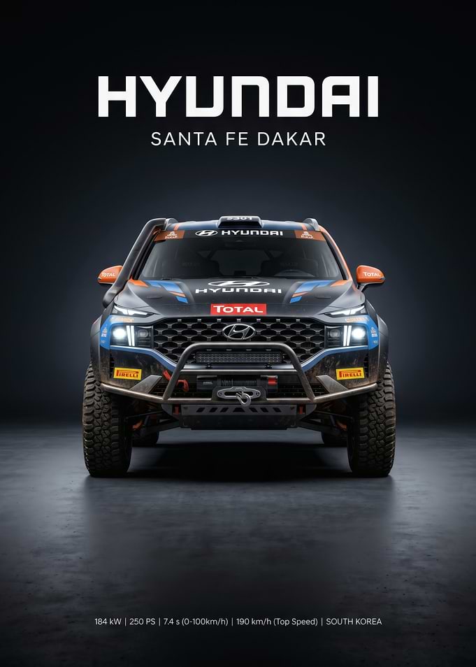 Hyundai Santa Fe Dakar Rally Car