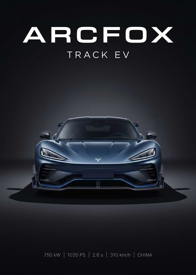 Arcfox Track EV Sports Car