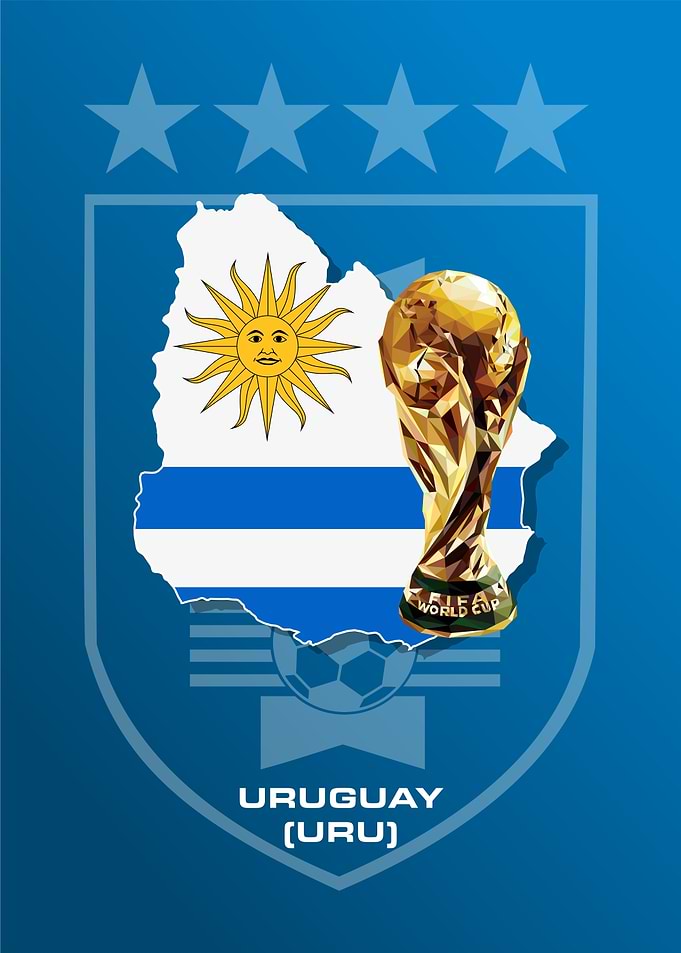 Uruguay World Cup Trophy Emblem