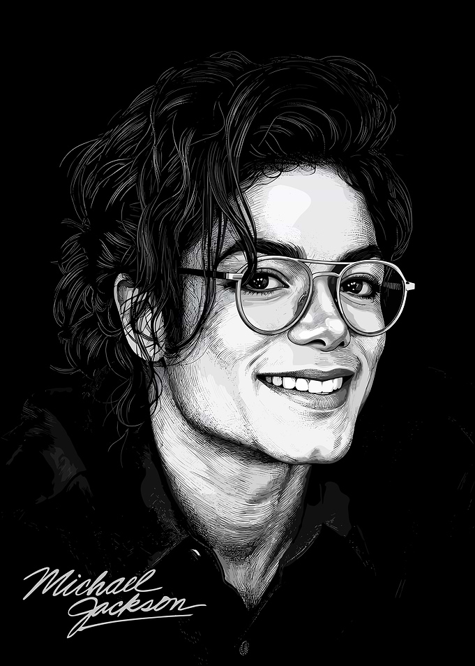 Michael Jackson Pop Art Portrait