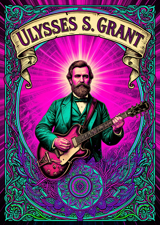 Ulysses S. Grant Playing Guitar