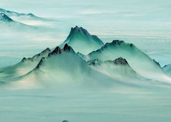 Misty Mountain Landscape