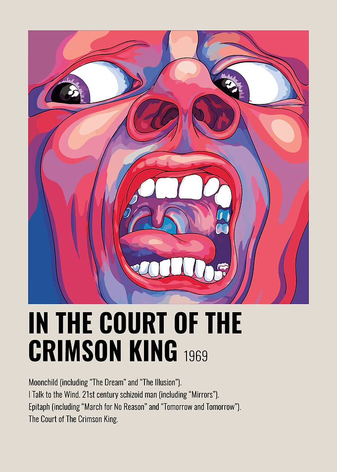 In the Court of the Crimson King Album Art