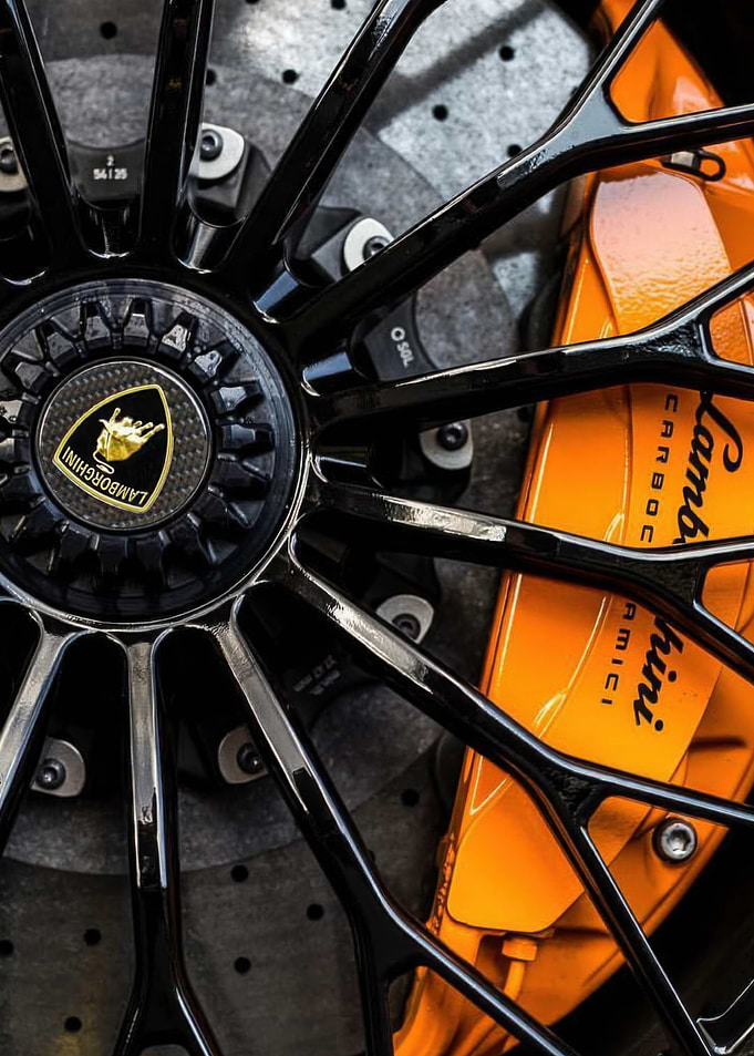 Lamborghini Car Wheel and Brake