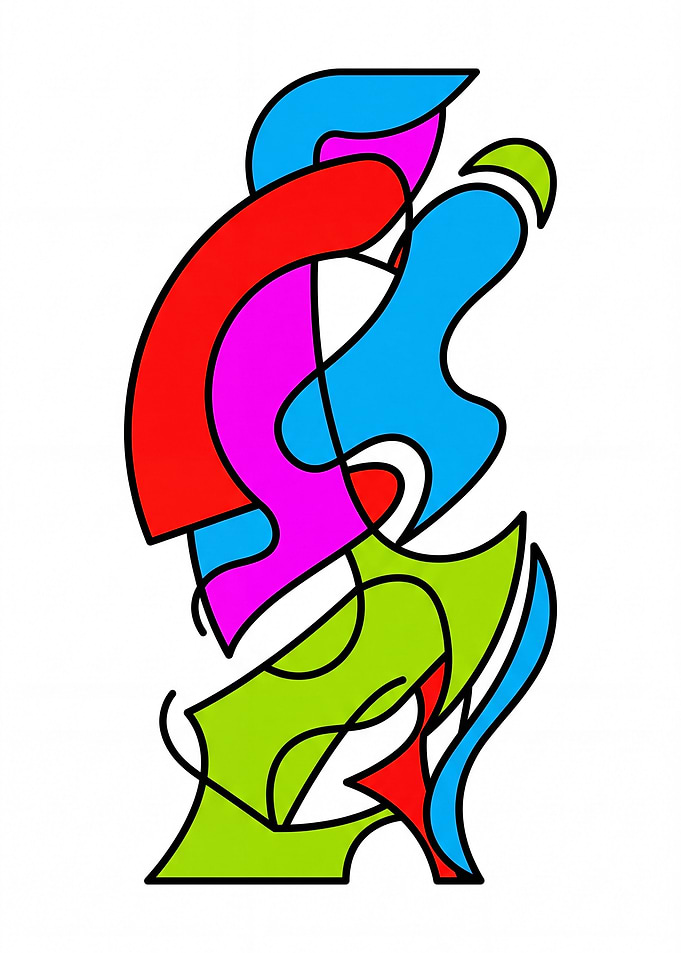 Abstract Colorful Shapes
