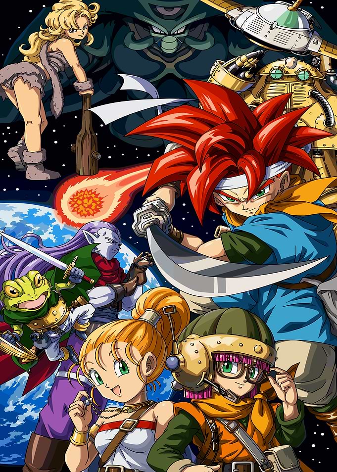 Chrono Trigger Characters in Space