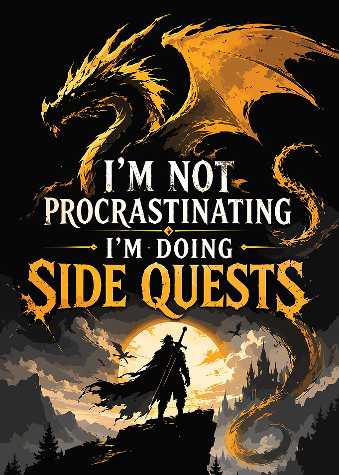 Side Quests Dragon Funny Gaming