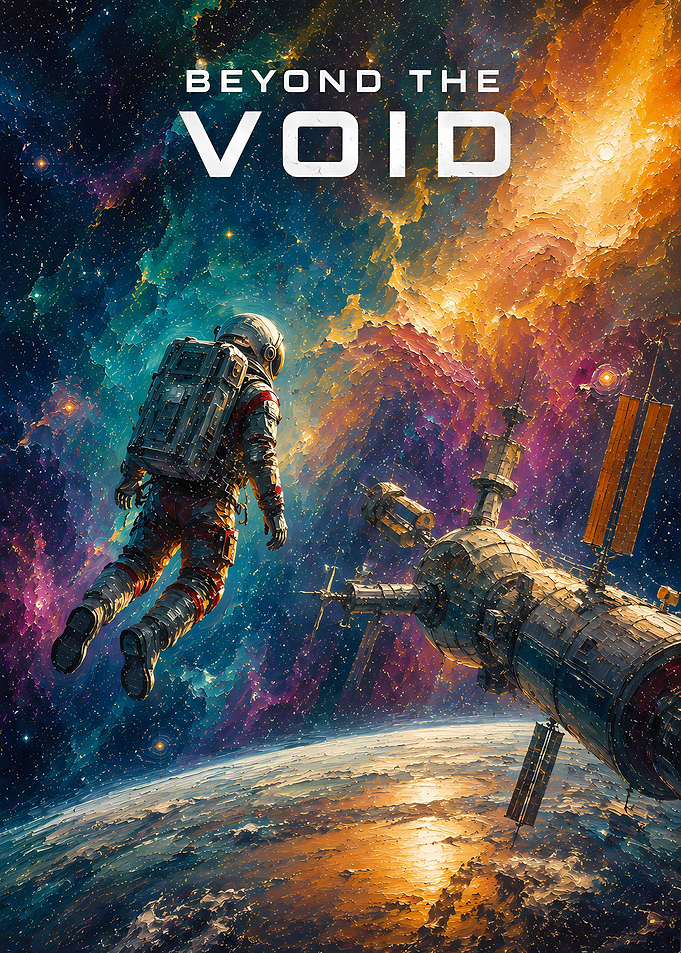 Astronaut and Space Station