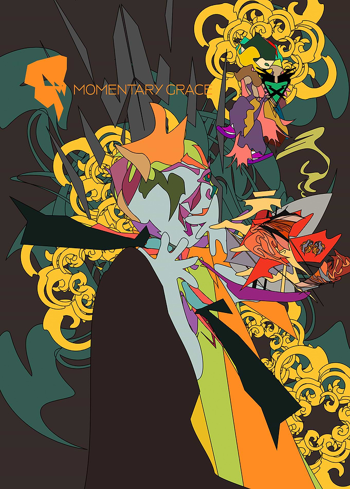 Abstract Figure with Text
