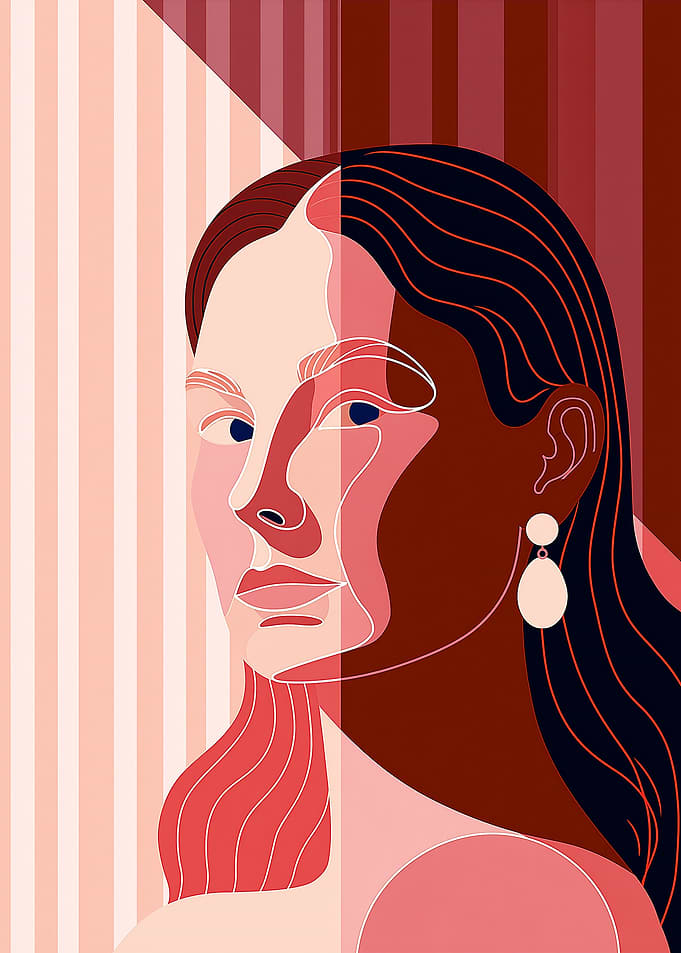 Abstract Portrait of a Woman