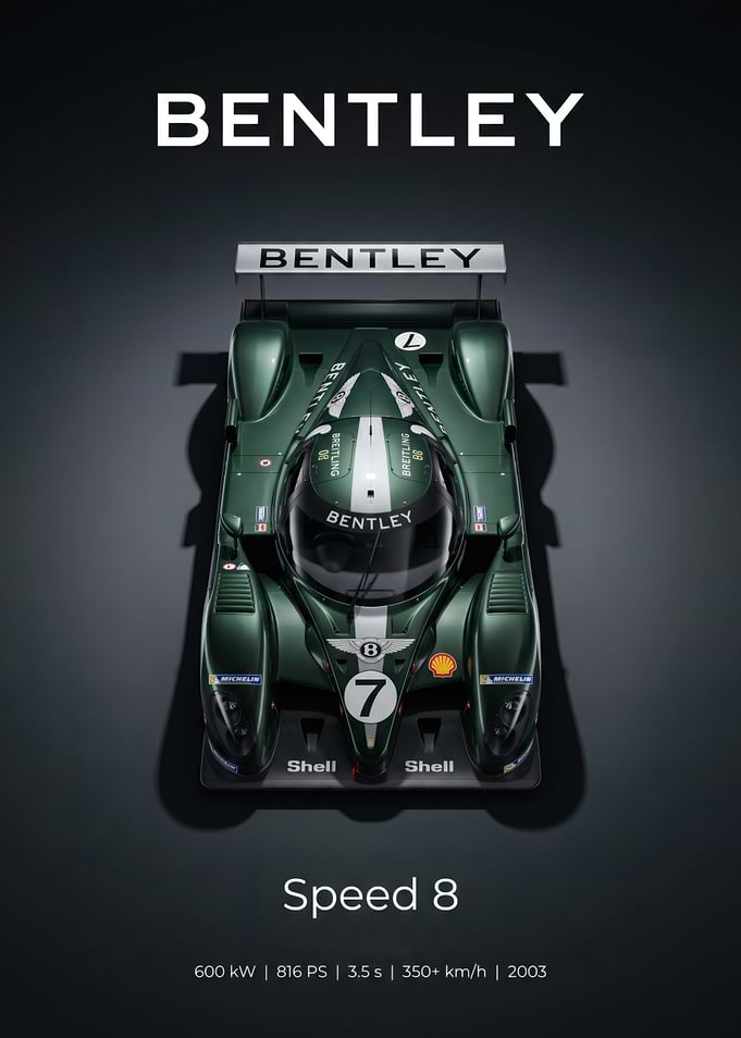 Bentley Speed 8 Le Mans Race Car