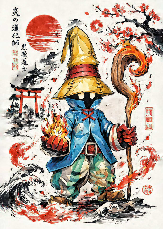 Vivi Ornitier in Japanese Style