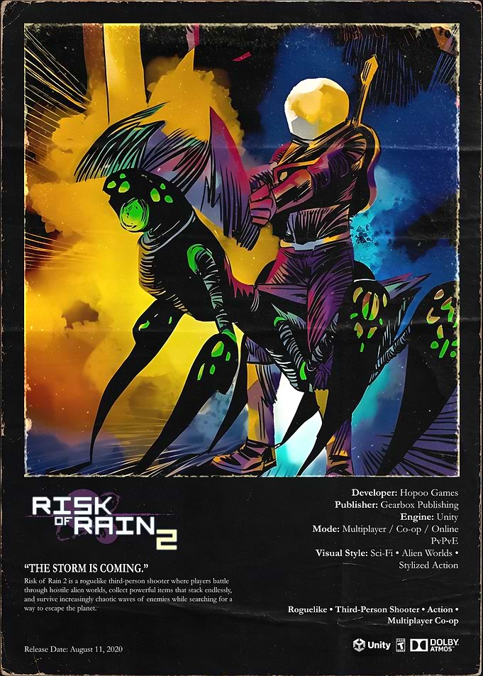 Risk of Rain 2 Game Poster