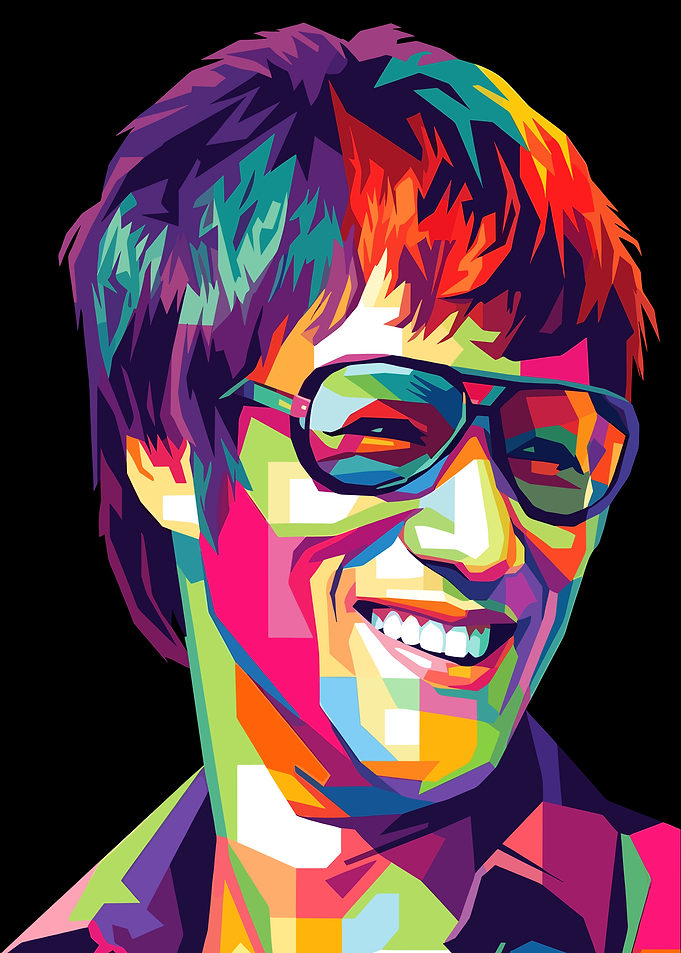 Bruce Lee Pop Art Portrait