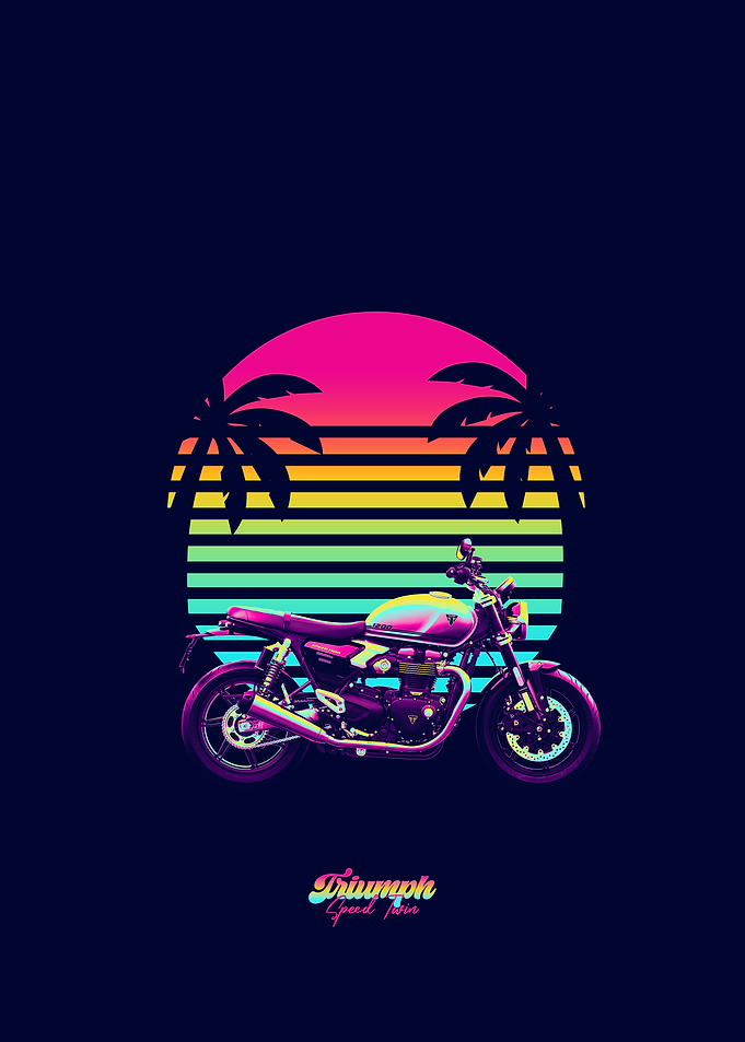 Retro Triumph Speed Twin 1200