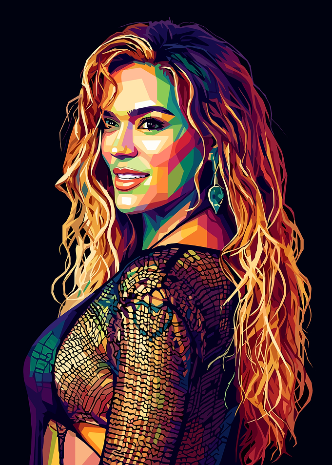 Colorful Portrait of Karol G