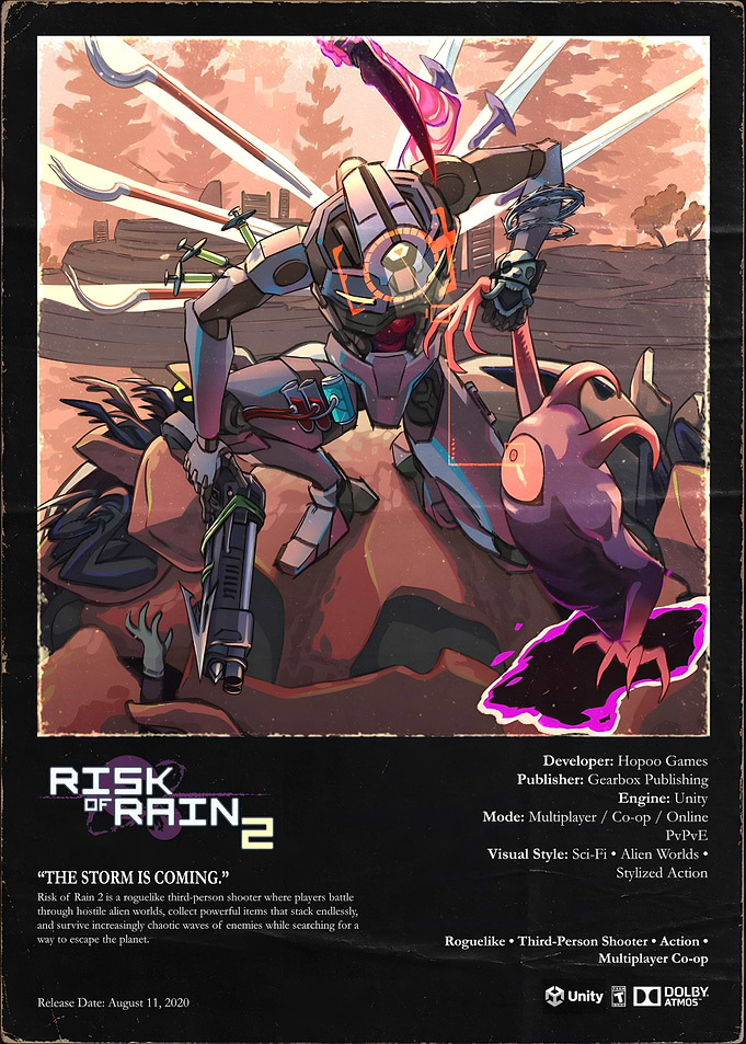 Risk of Rain 2 Game Poster