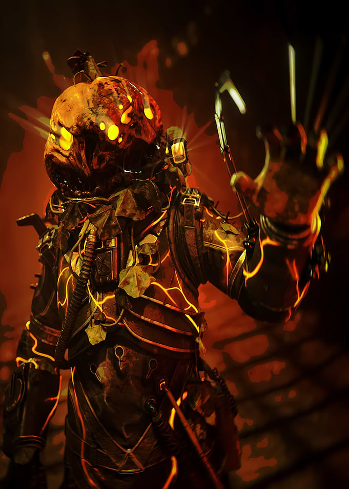 Scarecrow Pumpkin Man
