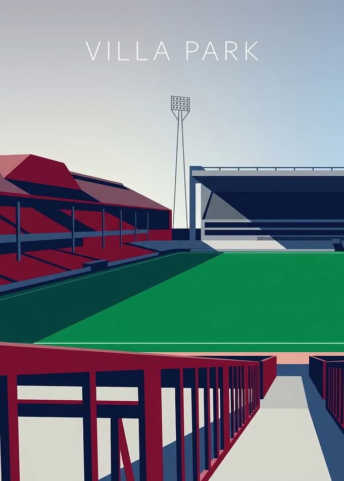 Villa Park Stadium Illustration