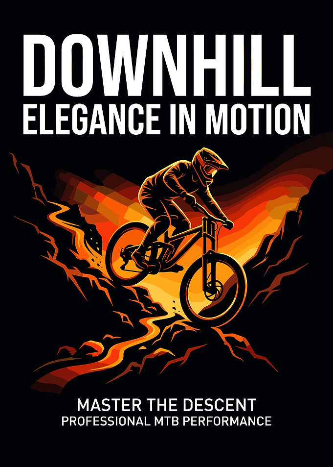 Downhill Mountain Biking Poster