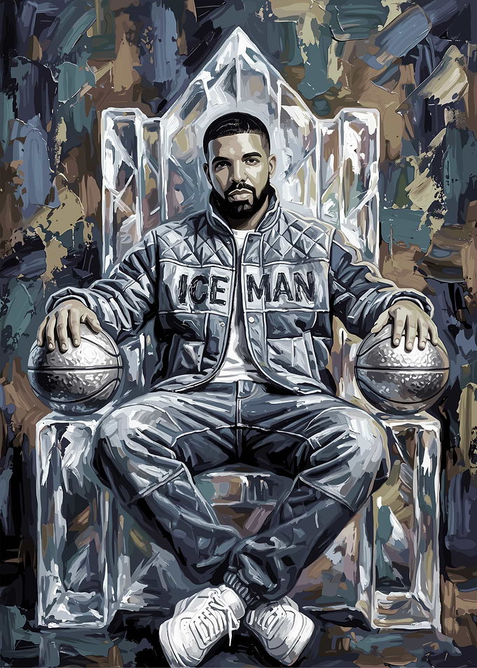 Drake on an Ice Throne
