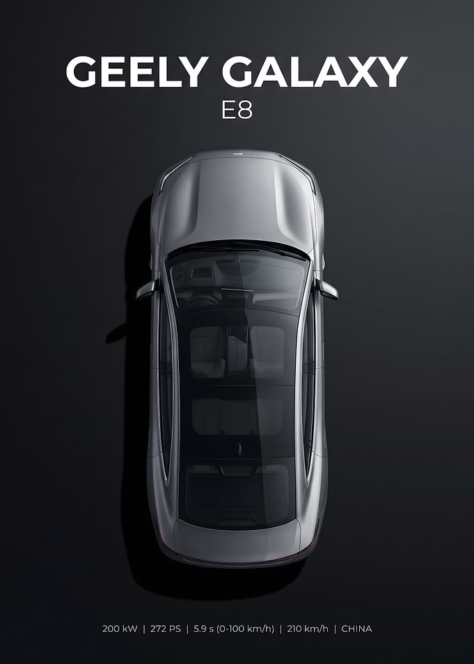 Geely Galaxy E8 Top View