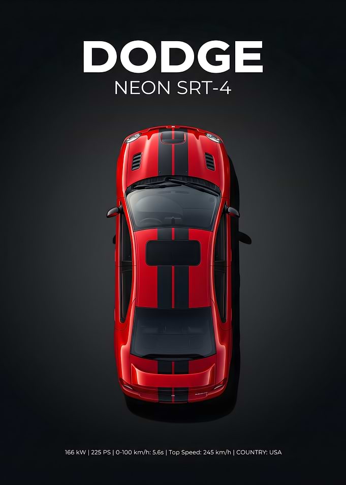 Dodge Neon SRT-4 Top View