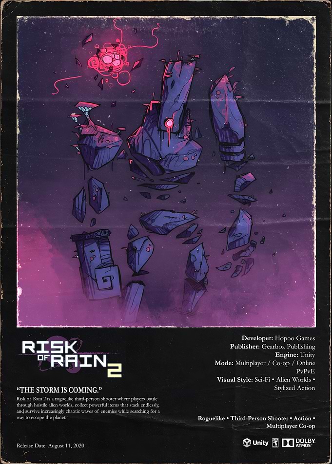 Risk of Rain 2 Game Poster