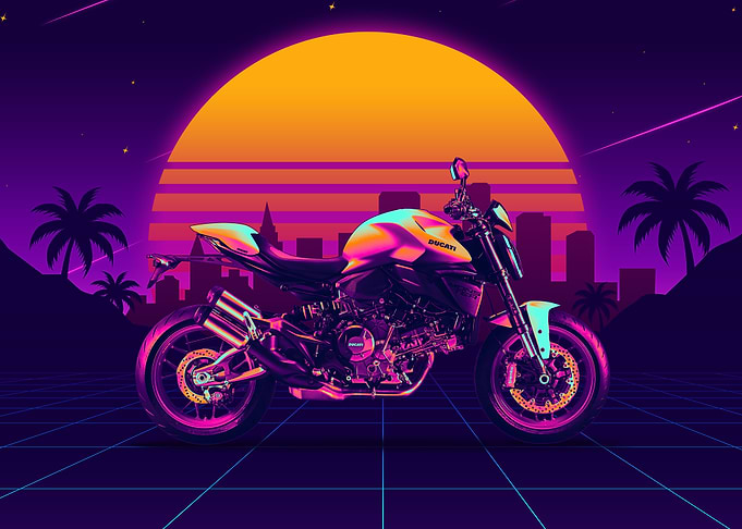 Retro ducati monster v2