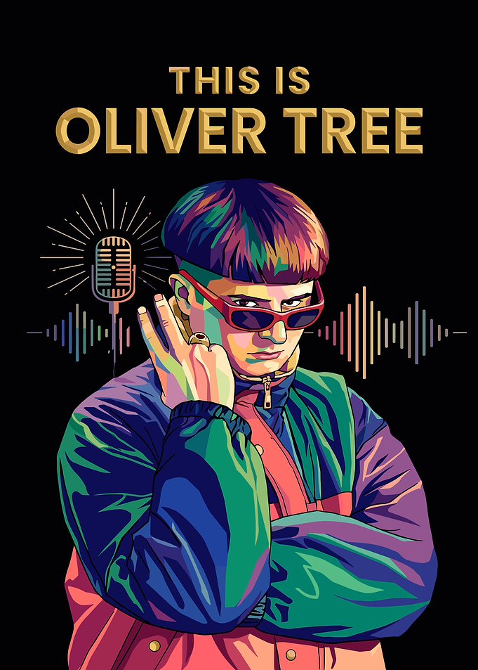 This is Oliver Tree Pop Art