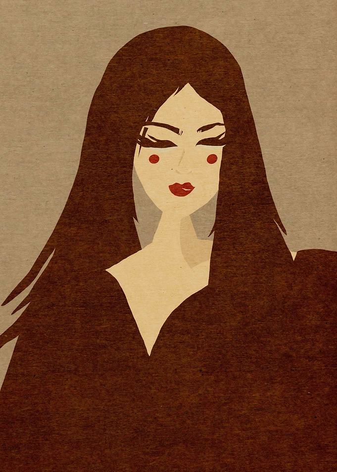 Stylized Portrait of a Woman