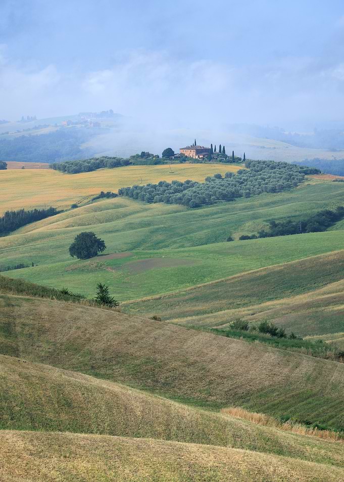 Tuscan Landscape with Villa